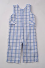 Load image into Gallery viewer, BLUE AND TAN PLAID LONGALL AND SHIRT