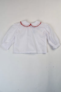 REVERSIBLE SANTA AND HEARTS JUMPER WITH BLOUSE