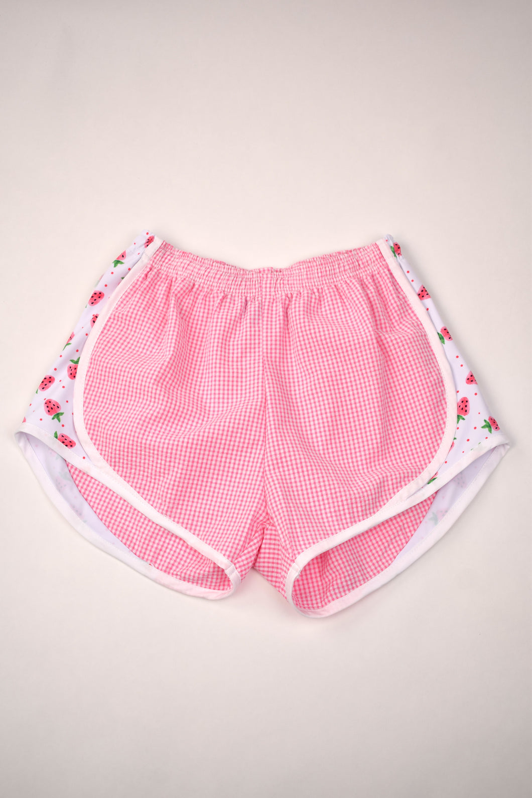 ATHLETIC SHORTS HOT PINK WITH STRAWBERRIY SIDES